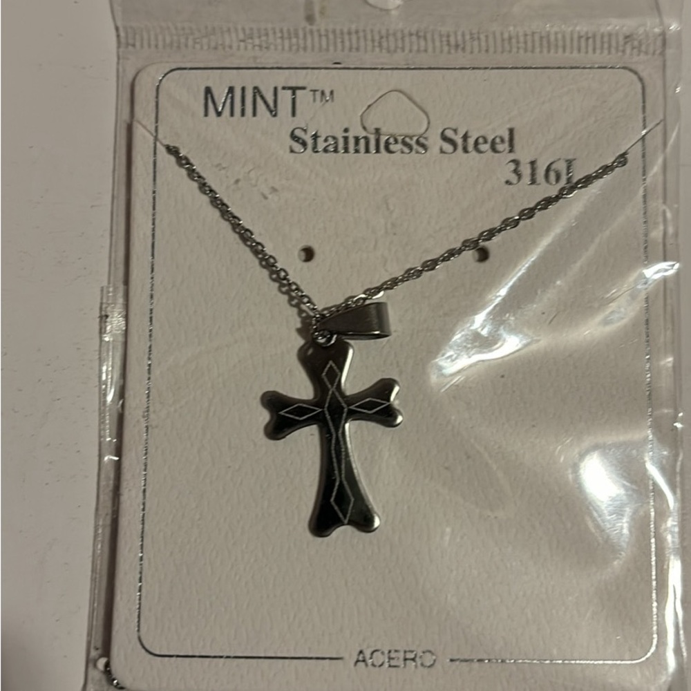 Silver Cross Necklace